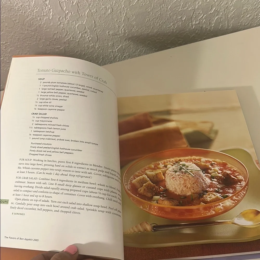 the flavor Bon Appétit 2005 Cookbook hard cover